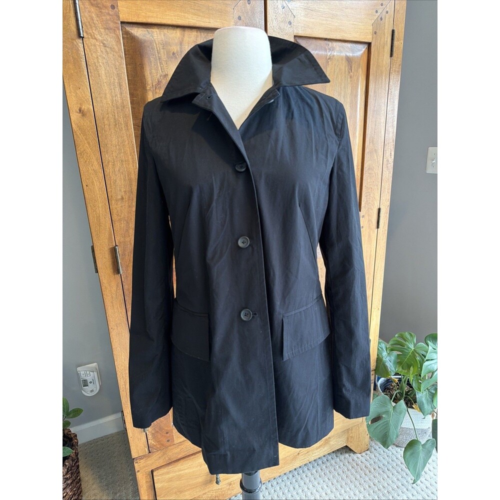 Banana Republic Women’s Black Cotton Poplin Lightweight Jacket Size Small